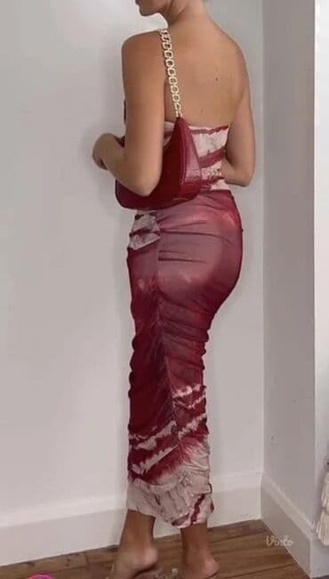 hm haljine 2023: Zara XS, bоја - Bež — 2