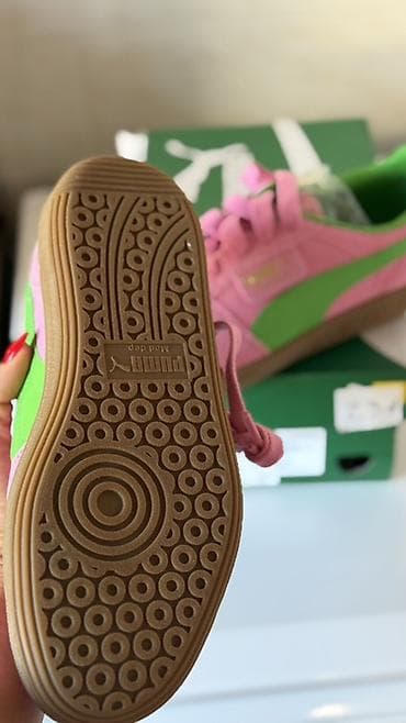 balmain beograd: PUMA Palermo patike – pink/zelena PUMA Palermo Special patike – nove — 2
