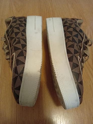 karo haljina: Patike sa platformom, geometrijski print - Model: niske patike sa — 3