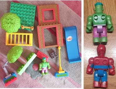mala sirena igracka: Spider-man & Friends Hulk Mega Bloks Tree house Headquarters — 7