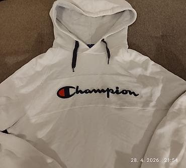 zara muske dukserice: Bela pamučna dukserica — 2