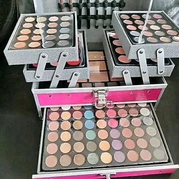bourjois šminka za usne: ❤PONOVO DOSTUPAN❤ 🔥Profesionalni Komplet kofer sa sminkom, odlican — 4