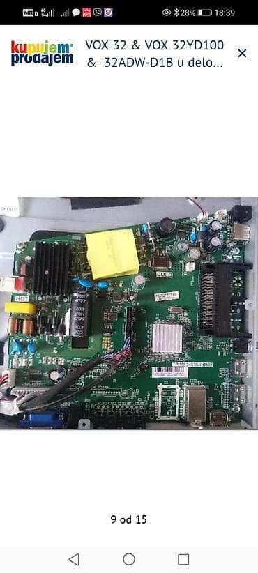 daljinski za tv sharp aquos: VOX 32” televizori – delovi Dostupni delovi za modele: - VOX 32YD100 — 9