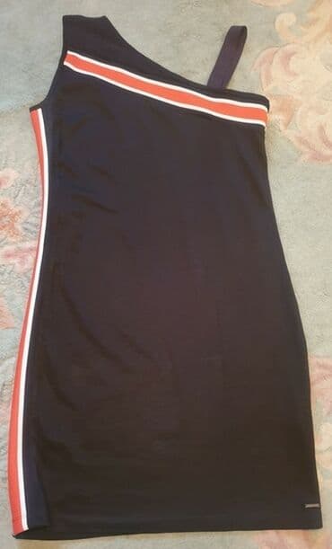 pamucne sportske haljine: DIESEL original haljina, letnja fazonska, sportska crna. Sa strane — 5