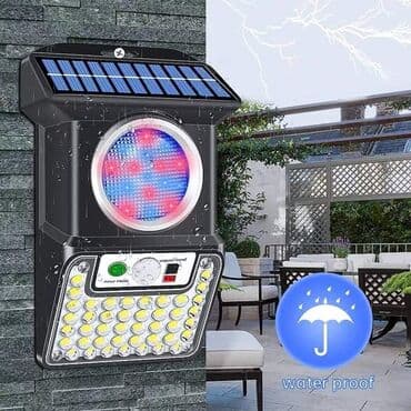 zidna rasveta: Cena 1600 din 59 LED ultra-jakih svetla na solarni pogon + daljinski — 1