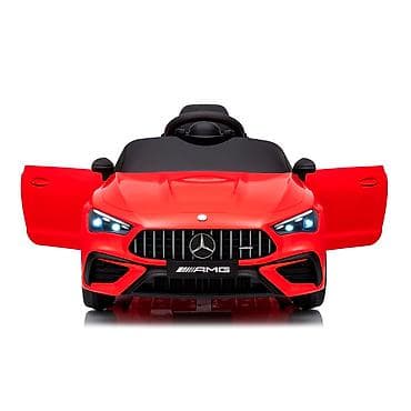Children's Electric Cars: Mercedes-Benz AMG CLE 53 – dečiji automobil na akumulator, crveni — 4