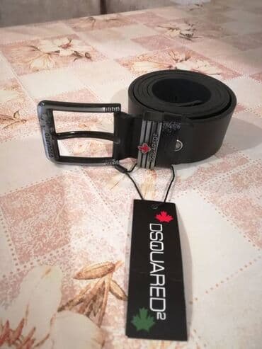 platneni kais muski: Male, Material: Leather — 5