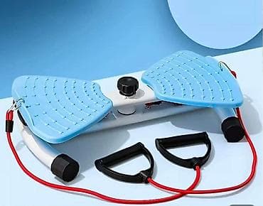 gym jobs lonsdale: Twist Stepper sa elastičnim trakama – Komplet za vežbanje kod kuće — 6