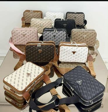 Naočare: Torba za rame, Guess, Materijal: Platno — 11