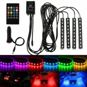 zastita od sunca za auto za decu: LED trake za auto RGB Rgb ambijentalna traka za auto. Odgovara svim — 8