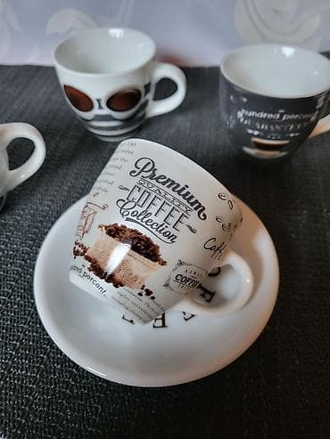 Kuhinjska oprema: Solje nove,vintaz za kafu. Pakovanje solja za kafu,porcelanske sa — 8