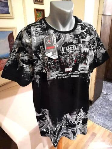 iscepane farmerke pocepane farmerke: Nova muska pamucna majica Redway u velikom broju 3XL 4XL. Turska — 3