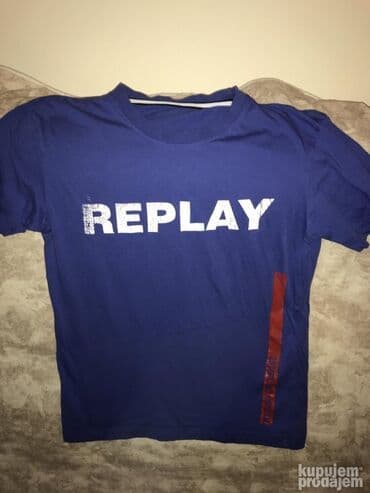 Sweatpants: Original REPLAY majica S Ramena 45cm, duzina 68cm Slika 1,2 Original — 1