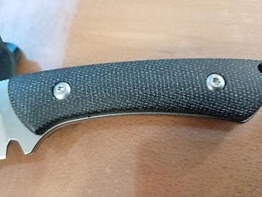 ski komplet za decu: Fiksni nož sa futrolom - Oštrica: drop-point profil, mat saten — 3