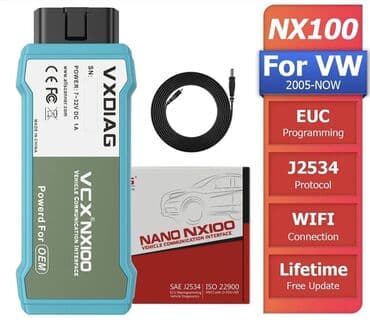 sipeta cacak gume: VXDIAG VCX NANO NX100 WiFi za VW/Audi/Škoda/Seat/Bentley VXDIAG VCX — 1