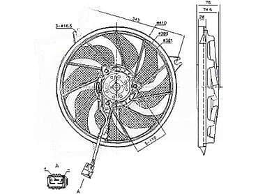 polovne pizza peci: VENTILATOR KABINE ZA PEUGEOT 206, 206 PLUS OD 1999. DO 2006. GOD. | — 6