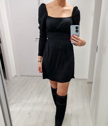 moderna odeća: H&M S (EU 36), color - Black, Long sleeves — 4