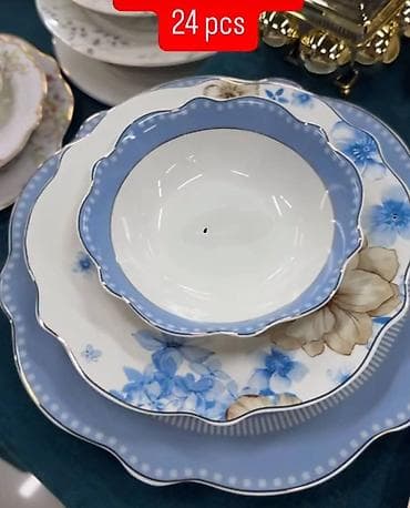 alat za klime: 🔥Set porcelanskih tanjira – 24 dela🔥 - Elegantni servisi sa — 3