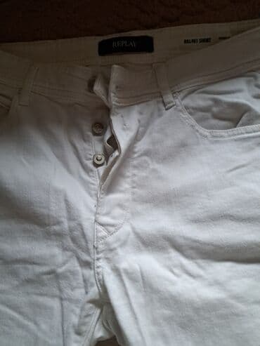 trenerka velc m: Britches, color - White, Jeans — 4