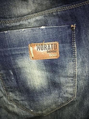 muske bele farmerke: Original Antony Morato farmerice 34 100% cotton Polustruk 47cm,duzina — 5