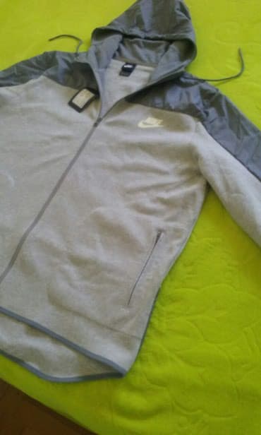 Tracksuit top, 2XL (EU 56), Nike, color - Grey