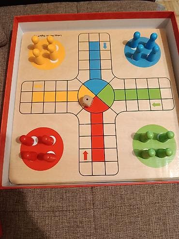 bigeve: Drvena društvena igra ne ljuti se covece – Traditional Ludo (2–4 — 2