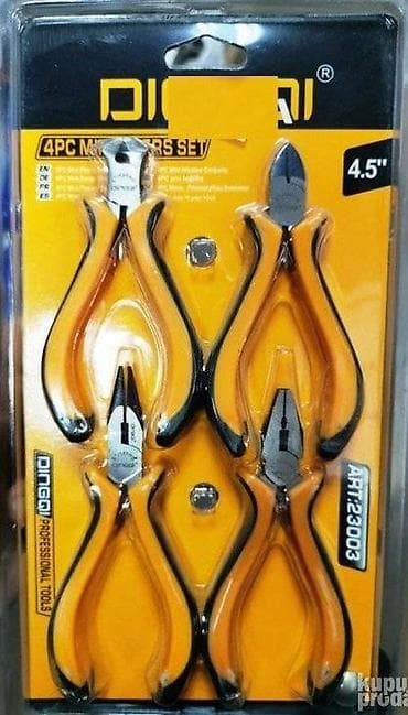 SET 4 klesta razlicitih. Novo,nekorisceno. Ako zelite da porucite