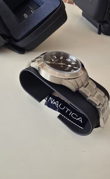 Nakit: Nautica muški analogni ručni sat - Kućište i narukvica od nerđajućeg — 4