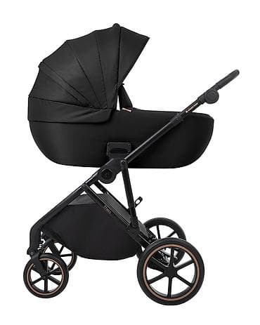 zimski skafanderi za bebe: KIKKA BOO Kolica THEA black set 2u1 sa tvrdom korpom (SKU: KKB2) — 8