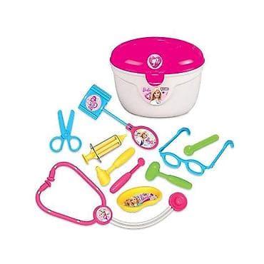 srebrne alke sa cirkonima: Barbie doktor set sa kolicima 019872 Komplet za igru uloga sa Barbie — 1