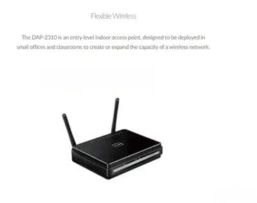 daljinski za ventilator: *** AKCIJA *** 0158 D-Link Connect Wireless N Access Point DAP-2310; — 11