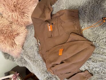 Sweatsuit Sets: Single-colored, color - Brown — 3