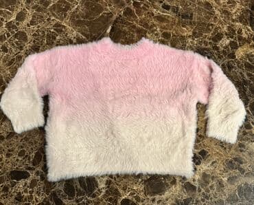 rucno pletene haljine za devojcice: Casual sweater, 86 — 1