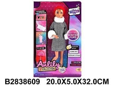 Lutka 860901k-60 – Fashion Girl, zimski stil ❄️ Fashion Girl – zimska