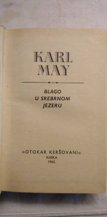 trotinet bubamara 5 u 1: Knjiga:Blago u srebrnom jezeru.Godina izdanja: 1965,432 str. korice — 2
