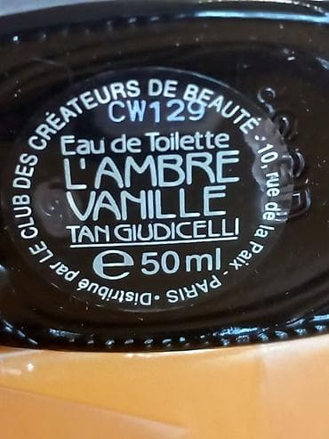 original torbe: L'Ambre Vanille Tan Giudicelli edt, 50ml Otpakovan radi slikanja — 2