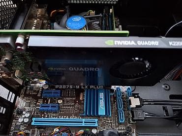 televizor 24 inca: I5-3350/Qutro k2200-4GB/12GB/SSD 120GB/HD 500GB Ispravan, ocuvan — 5