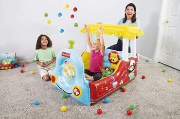 tomas voz igracka: Cena 4850 din Bestway 93537 Fisher Price Voz sa 25 loptica 132 x 94 x — 8