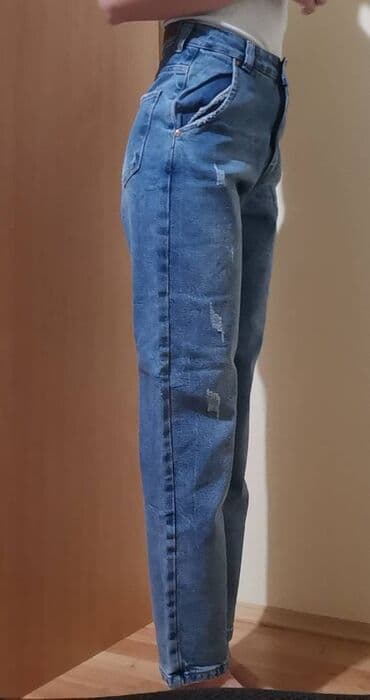 Ženska obuća: Farmerke S. Kao nove, super stoje. Piše da je veličina 27, ja mislim — 2