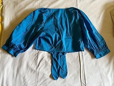 zlatne bluze: HALLHUBER crop bluza na vezivanje, S veličine — 4