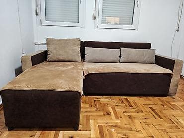 kozna ugaona garnitura polovna: 🔥 TOP prilika – mora da ide! Prodajem ugaonu garnituru u dobrom stanju — 3