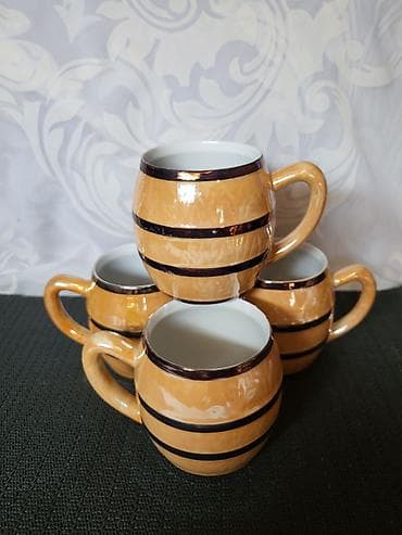 tea dolcezza solje: Krigle porcelan Zajecar iz 70ih godina. Krigle porcelan Zajecar,rucno — 2