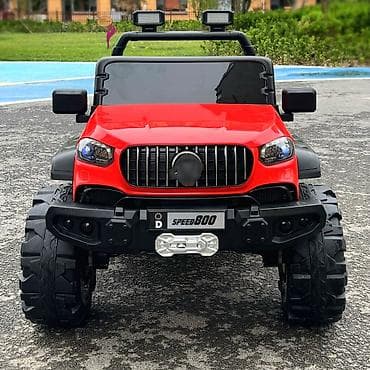 auto na akumulator kupujemprodajem: Mercedes Terenac 4x4 – Crveni – Auto na akumulator za decu Šifra — 2