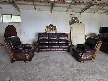 Matresses: Kožna garnitura za dnevni boravak – trosed + 2 fotelje - Materijal at lalafo.rs — 5 Matresses: Kožna garnitura za dnevni boravak – trosed + 2 fotelje - Materijal — 5