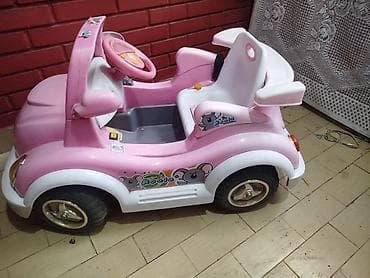 kopacke 28 broj: Dečiji električni auto – roze kabriolet - Model sa jednom sedištem — 3