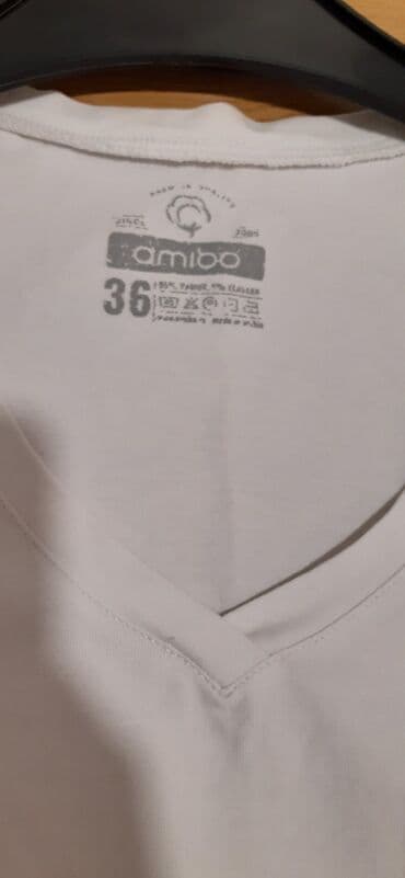 brendirane majice: S (EU 36), Cotton, color - White — 5
