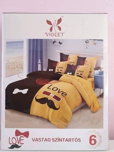 Pamucna posteljina 100% pamuk Set sadrzi: 6 delova: Jorganska navlaka