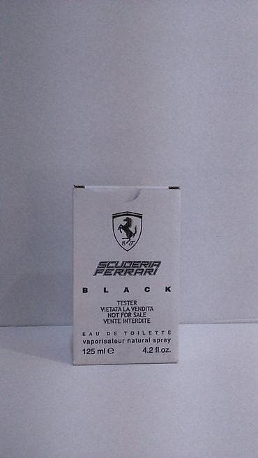 Lične stvari: SCUDERIA FERRARI BLACK EDT125ML TSTR | Scuderia Ferrari Black — 4