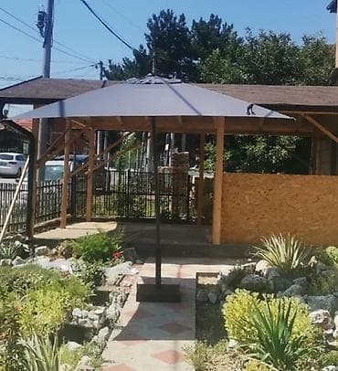 veliki suncobrani za kafice cena: Platneni Suncobran 250x250cm NOVO UV Zastita AKCIJA — 3