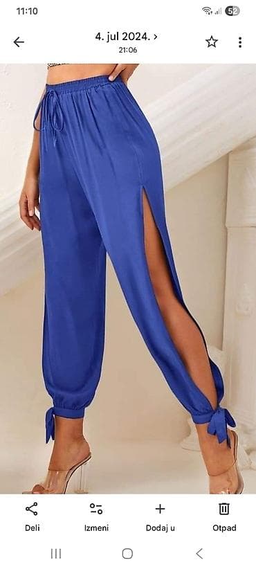 Trazim ovakve pantalone. Ovaj model ako ima neko neka pise.Lagane